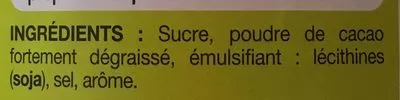 Lista de ingredientes del producto Préparation pour Boisson Instantanée Auchan 400 g e