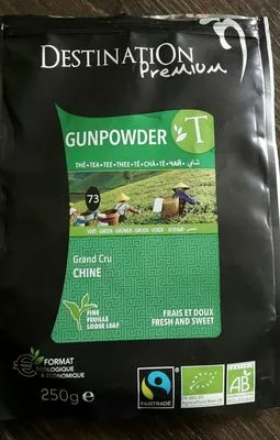 Lista de ingredientes del producto The Vert Gunpowder Nature Destination 250 g