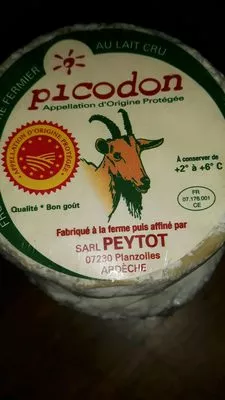 Lista de ingredientes del producto Picodon Peytot 