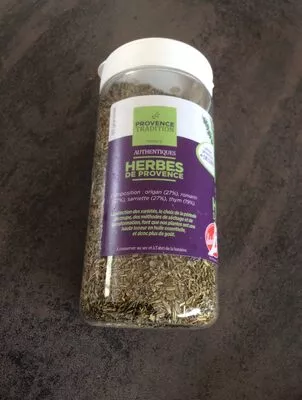 Lista de ingredientes del producto Herbes de Provence Provence Tradition 85gr