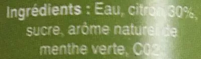 Lista de ingredientes del producto la 10 Citron-Menthe la 10 27,5 cl