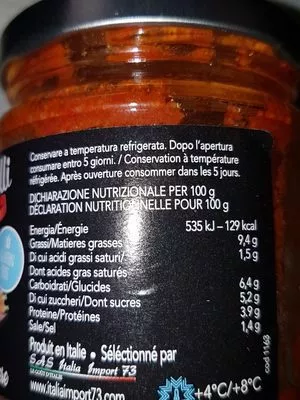 Lista de ingredientes del producto Sauce à la bolognaise  