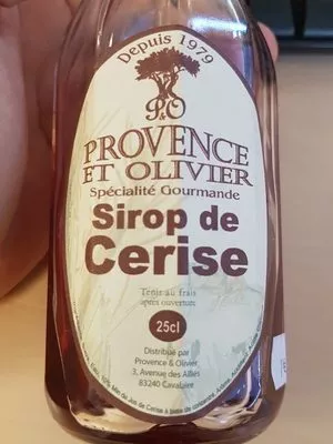 Lista de ingredientes del producto Sirop de Cerise  