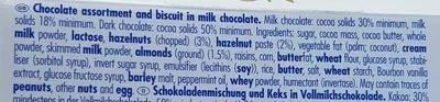 Lista de ingredientes del producto Selection Ritter Sport 1000 g e (10 * 100 g)