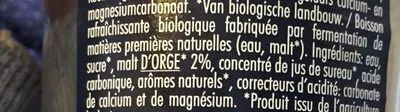 Lista de ingredientes del producto  bionade 0,33 l