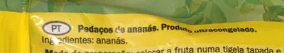 Lista de ingredientes del producto Piña Lidl 500 g