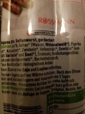 Lista de ingredientes del producto  Ener Bio, Rossmann 130g