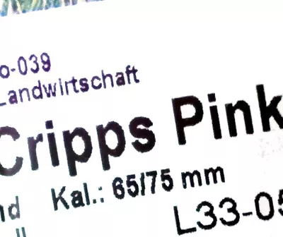 Lista de ingredientes del producto Bio Äpfel Cripps Pink Edeka Bio 550 g