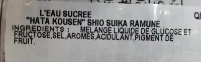 Lista de ingredientes del producto Hata Ramune Shiosuika Bottle  