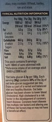 Lista de ingredientes del producto Golden syrup flavour Quaker,  Quaker Oats 