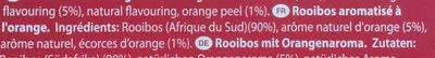 Lista de ingredientes del producto Rooibos Tetley, Tata 35 g, 20 drawstring teabags