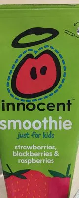 Lista de ingredientes del producto Innocent Kids Smoothie Strawberries Blackberries & Raspberries Innocent 