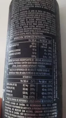 Lista de ingredientes del producto Monster Energy Ripper Monster Energy 