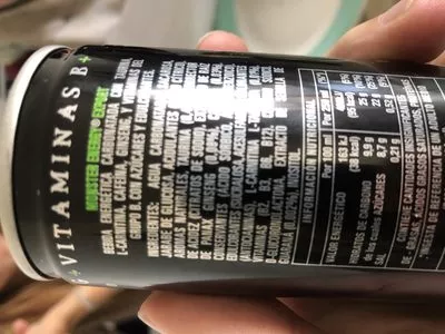 Lista de ingredientes del producto Energy Drink Monster Monster 