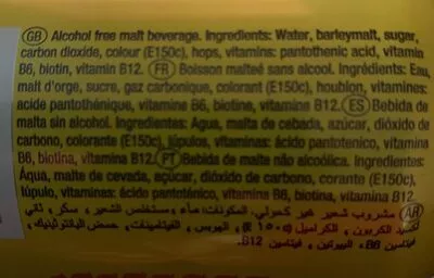 Lista de ingredientes del producto Lion malt  