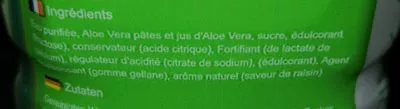 Lista de ingredientes del producto Aloe vera tropic aloe 