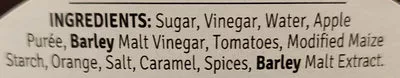 Lista de ingredientes del producto Brown sauce Dunnes Stores 550 g