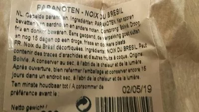 Lista de ingredientes del producto Noix du Bresil Carrefour 