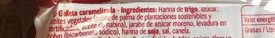 Lista de ingredientes del producto Biscoff Lotus 124 g