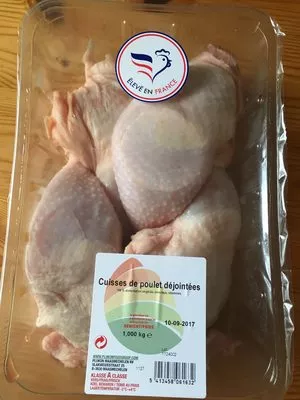 Lista de ingredientes del producto Cuisse de poulet Pingo Déjointé Plukon 1000 g