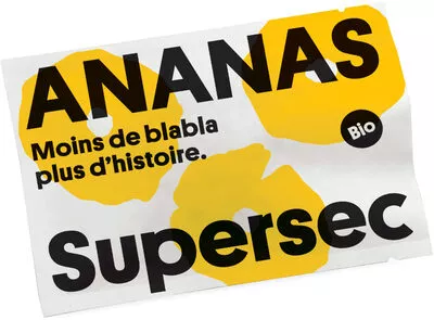 Lista de ingredientes del producto Ananas Supersec Supersec 22 g