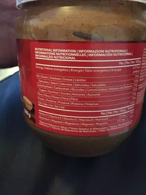 Lista de ingredientes del producto Crema cacahuete Prozis 500 g