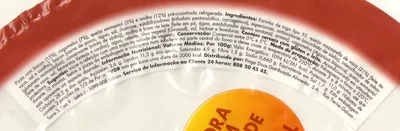 Lista de ingredientes del producto Pizza Carbonara Pingo Doce 400 g