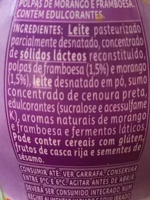 Lista de ingredientes del producto I love Corpos Danone 