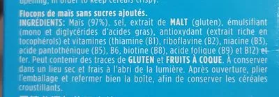 Lista de ingredientes del producto Flocos de milho Nacional 0% Nacional 375 g