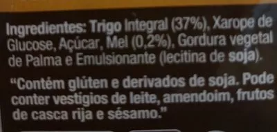 Lista de ingredientes del producto Blé Integral au miel Salutem 250 g