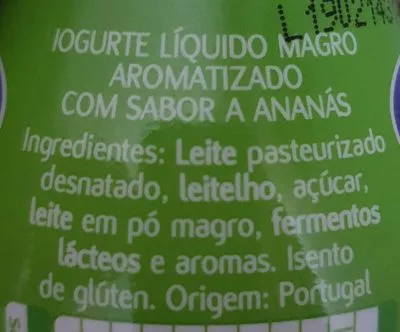 Lista de ingredientes del producto Ananas Mimosa 