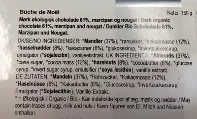 Lista de ingredientes del producto Buche de Noel  