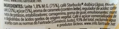 Lista de ingredientes del producto Macchiato Caramel Starbucks 220 ml