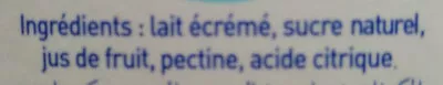 Lista de ingredientes del producto Fawakih Chergui 