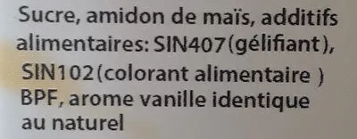 Lista de ingredientes del producto Flan Sans Gluten Réginat Diététique 2 x 2 l