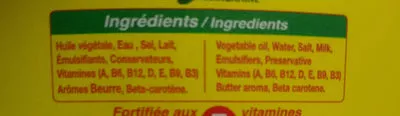 Lista de ingredientes del producto AYA MARGARINE AYA MARGARINE 800gr