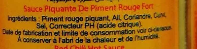 Lista de ingredientes del producto Harissa Le Petit Paris 