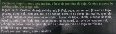 Lista de ingredientes del producto Nuggets vegetarianos Garden Gourmet 200 g