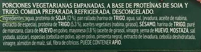 Lista de ingredientes del producto Nuggets Garden Gourmet Garden Gourmet 200 g