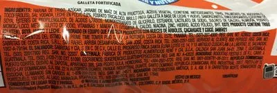 Lista de ingredientes del producto Marías Gamesa 170 g