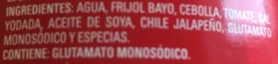 Lista de ingredientes del producto Frijoles Bayos Enteros La Costeña 400 g / 205 g égoutté