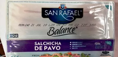 Lista de ingredientes del producto San Rafael Balance Sigma 500 g