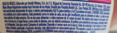 Lista de ingredientes del producto La Lechera NESTLE 253.79 ml