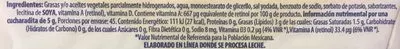 Lista de ingredientes del producto Margarina Delicia Sin Sal Eugenia eugenia 225 g