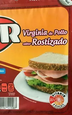 Lista de ingredientes del producto Kir Pollo Rostizado Qualitia 250 g