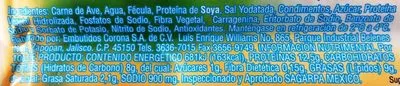 Lista de ingredientes del producto Salchichas Corona Corona 500 g