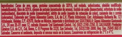 Lista de ingredientes del producto San Rafael Sigma 500 g