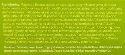 Lista de ingredientes del producto Itto Salsa con chile Itto 250 g