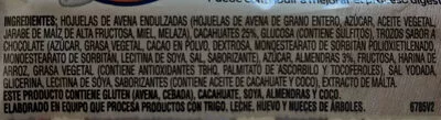 Lista de ingredientes del producto Nutural Balance Quaker 40 g