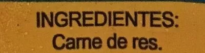 Lista de ingredientes del producto Carne para hamburguesa Sirloin Great Value Great Value 904 g